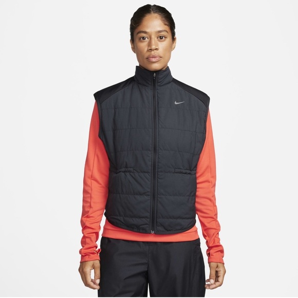 Nike Jackets & Blazers - Nike Black Therma-Fit Vest